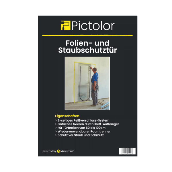 Pictolor® Folien- und Staubschutztür