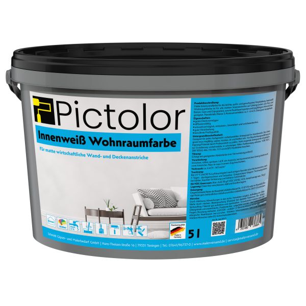 Pictolor® Innenweiß Wohnraumfarbe