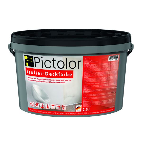 Pictolor® Isolier - Deckfarbe 2,5 Liter