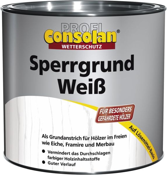 Consolan Sperrgrund Weiß 2,5 Liter